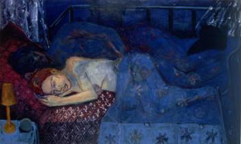 Sleeping Couple, 1997 (oil on canvas) | Obraz na stenu