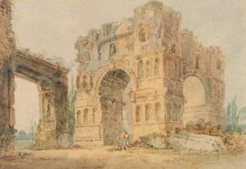 Arch of Janus, c.1798-99 (w/c over pencil on textured paper) | Obraz na stenu