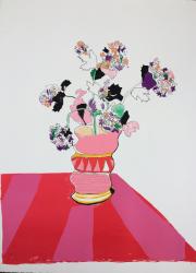Vase in My Bedroom, 2016, Screen-print | Obraz na stenu