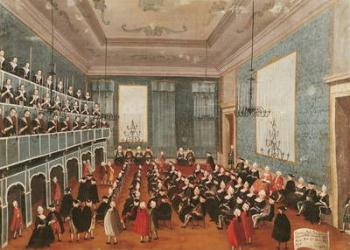 Concert given by the girls of the hospital music societies in the Procuratie, Venice | Obraz na stenu