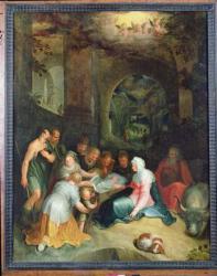 The Adoration of the Shepherds (oil) | Obraz na stenu