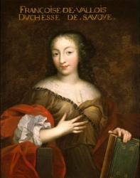 Francoise-Madeleine d'Orleans (1648-64) Duchess of Savoy (oil on canvas) | Obraz na stenu
