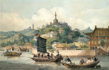 Emperor of China's Gardens, Imperial Palace, Peking, 1793 | Obraz na stenu