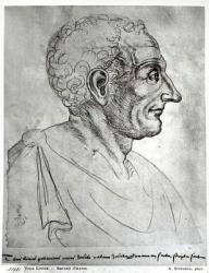 Portrait of Titus Livius known as Livy (59BC-17AD) (red chalk) | Obraz na stenu