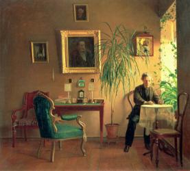 Interior, 1871 (oil on canvas) | Obraz na stenu