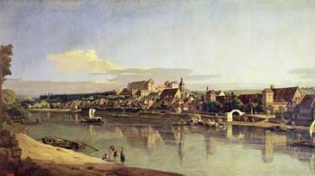 View of Pirna from the right bank of the Elbe, c.1753 (oil on canvas) | Obraz na stenu