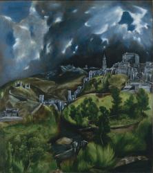 View of Toledo, c.1597-99 (oil on canvas) | Obraz na stenu