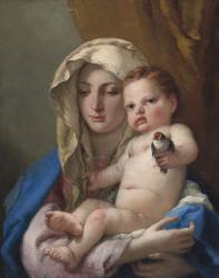 Madonna of the Goldfinch, c.1767-70 (oil on canvas) | Obraz na stenu