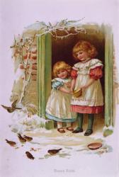 Rosie's Robin, late 19th century (colour lithograph) | Obraz na stenu