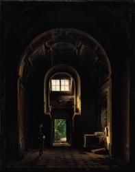 Interior of the Chapel of Saint-Philippe in the Eglise des Feuillants in Paris, 1814 (oil on canvas) | Obraz na stenu