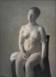 Nude female model, 1889 (oil on canvas) | Obraz na stenu