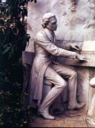 Monument to Frederic Chopin (1810-49) (marble) (detail) | Obraz na stenu