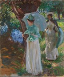 Two Girls with Parasols, 1888 (oil on canvas) | Obraz na stenu