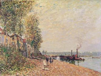 Steam Boats on the Loing at Saint-Mammes, 1877 | Obraz na stenu