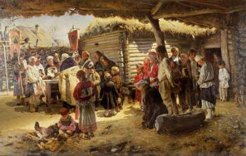 Easter Te Deum, 1887 (oil on canvas) | Obraz na stenu