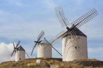 Windmills, Consuegra, Spain. (photo) | Obraz na stenu