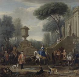 Preparing for the Hunt, c.1740-50 (oil on canvas) | Obraz na stenu