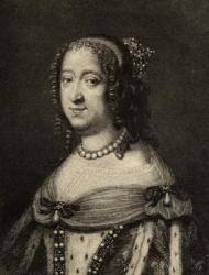 Anne of Austria (1601-66) (litho) | Obraz na stenu