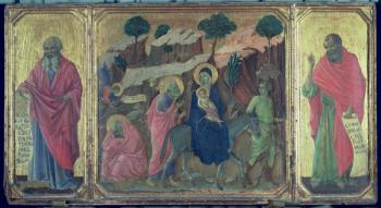 Maesta: Flight into Egypt, 1308-11 | Obraz na stenu