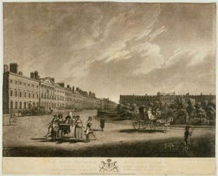 View of the north side of Grosvenor Square, 1789 (engraving) | Obraz na stenu