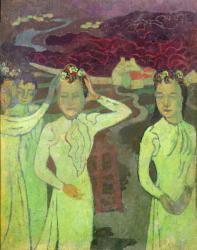First study for a triple portrait of Marthe, 1892 (oil on canvas) | Obraz na stenu
