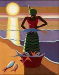 Fish Wife, 2009 (oil on canvas) | Obraz na stenu