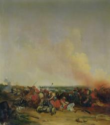 Battle of Sidi-Ferruch, 14th June 1830 (oil on panel) | Obraz na stenu