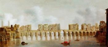 View of London Bridge, c.1632 (oil on panel) | Obraz na stenu