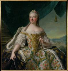 Dauphine Marie-Josephe de Saxe (1731-67) 1751 (oil on canvas) | Obraz na stenu