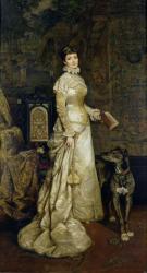 Portrait of Helena Modrzejewska (1840-1909) 1880 (oil on canvas) | Obraz na stenu