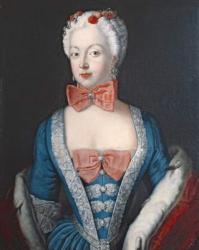 Crown Princess Elisabeth Christine von Preussen, c.1735 (oil on canvas) | Obraz na stenu