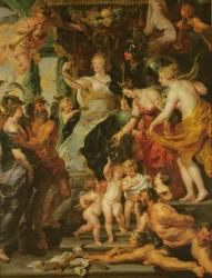 The Felicity of the Regency, 1621-25 (oil on canvas) | Obraz na stenu