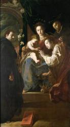 Mystical marriage of St. Catherine and the Christ Child with Peter the Martyr, 1617-21 | Obraz na stenu