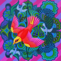 Swooping bird, 2013, (oil on canvas) | Obraz na stenu