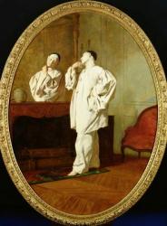 Portrait of Charles Deburau (1829-73) (oil on canvas) | Obraz na stenu