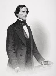 Portrait of Jefferson Davis (1808-1889) (litho) | Obraz na stenu