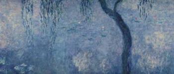 Waterlilies: Two Weeping Willows, right section, 1914-18 (oil on canvas) (see also 75700-02) | Obraz na stenu