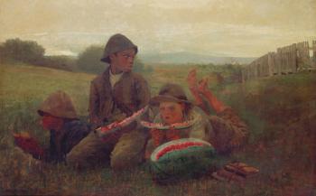 The Watermelon Boys, 1876 (oil on canvas) | Obraz na stenu