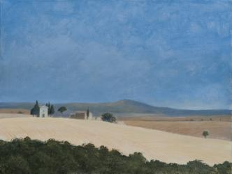 Chapel near Pienza, 2012 (acrylic on canvas) | Obraz na stenu