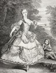 Marie Salle, 1875 (engraving) | Obraz na stenu