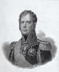 Portrait of Michel Ney (1769-1815), Duc d'Elchingen, Prince de la Moskowa (engraving) | Obraz na stenu