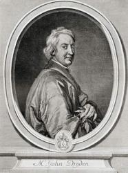 John Dryden, engraved by Gerard Edelinck, from 'The Print-Collector's Handbook' by Alfred Whitman, published by George Bell & Sons, 1901 (litho) | Obraz na stenu