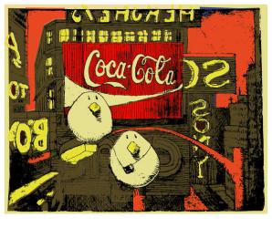 Boids (screen print) | Obraz na stenu