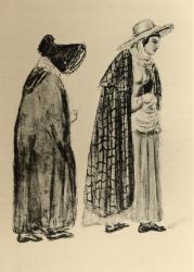 Gypsy Women (engraving) | Obraz na stenu