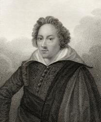Dudley North, illustration from 'A catalogue of Royal and Noble Authors, Volume III', published in 1806 (litho) | Obraz na stenu