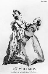 Mrs. Wright, published in the 'London Magazine', 1775 (engraving) | Obraz na stenu