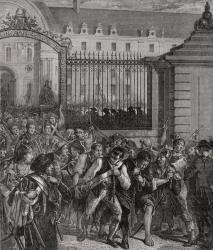 Pillage of the Invalides Armoury, 14 July 1789 (engraving) | Obraz na stenu