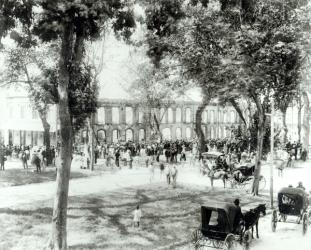 Port of Spain, Trinidad, 1891 (b/w photo) | Obraz na stenu