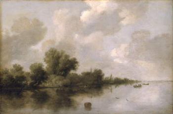 River Landscape, 1632 (oil on panel) | Obraz na stenu