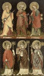 Six Saints (oil on panel) | Obraz na stenu